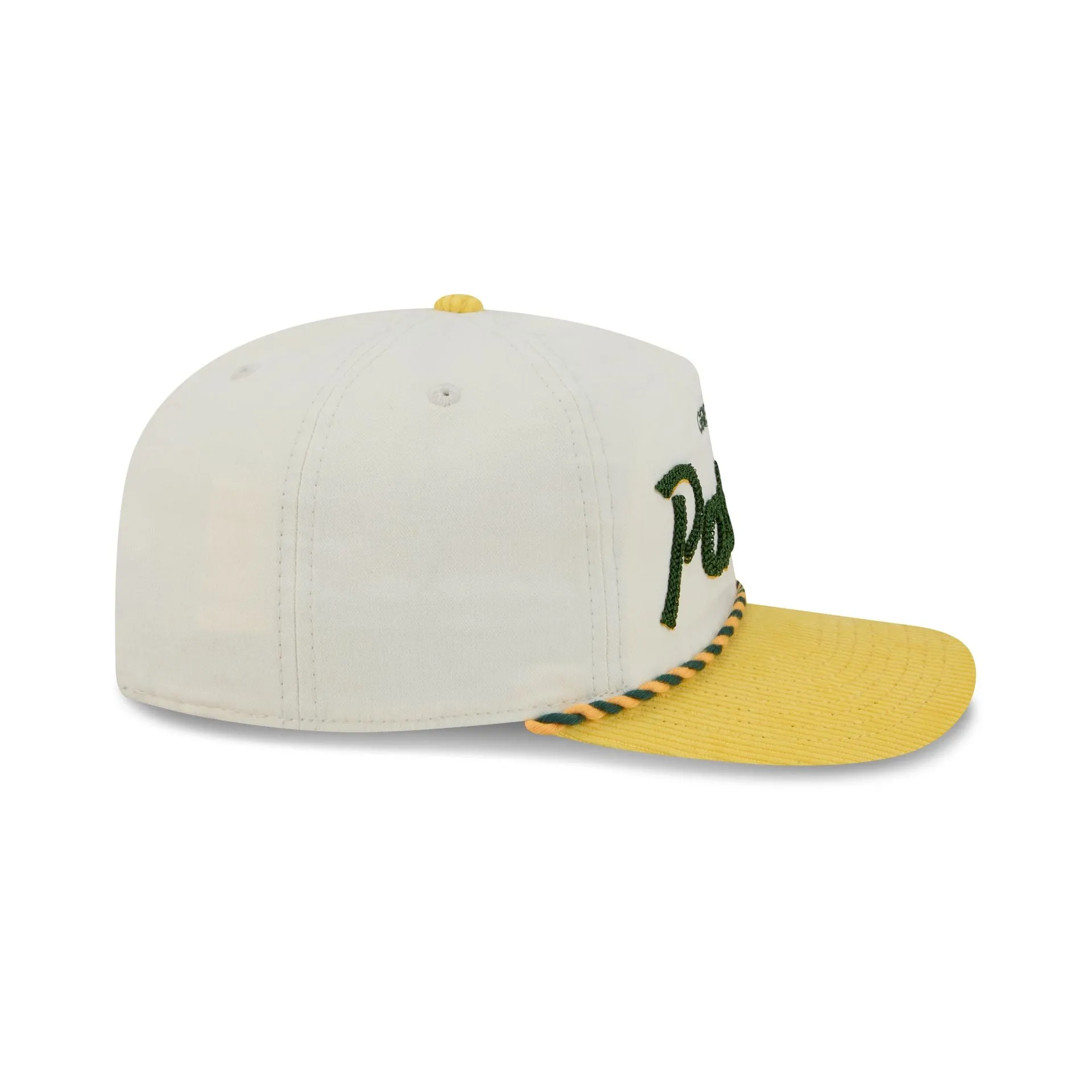Green Bay Packers Retro Pack Script Rope 19TWENTY Snapback Hat sold by New Era product image thumbnail 5
