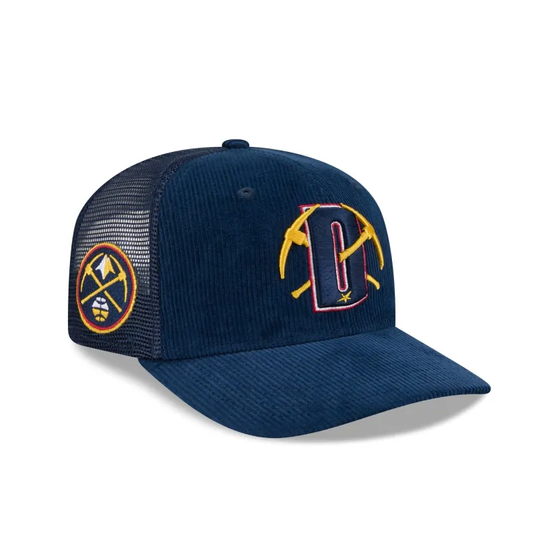 Denver Nuggets Deceptor Corduroy 9SEVENTY Trucker Hat made by New Era