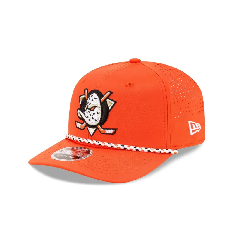 Anaheim Ducks Performance Rope 9SEVENTY Trucker Hat made by New Era