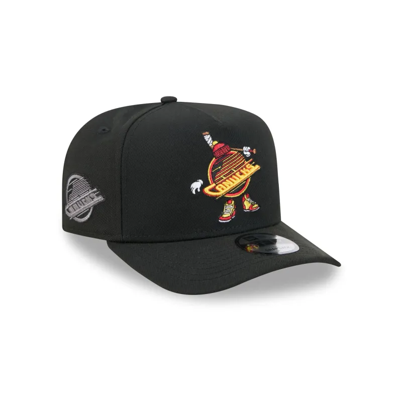 Vancouver Canucks Cartoon 9FIFTY A-Frame Snapback Hat made by New Era