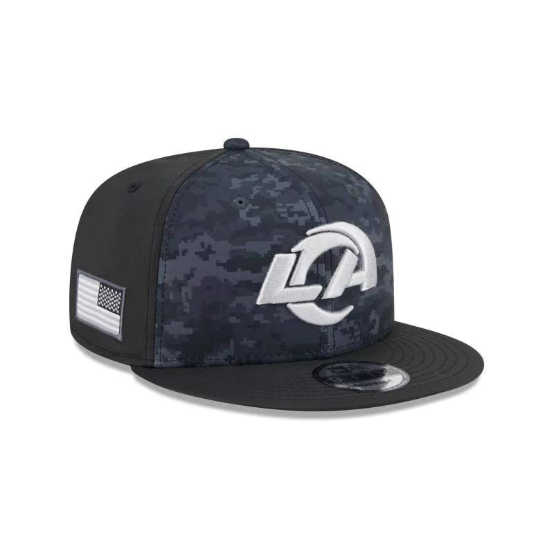 Los Angeles Rams 2026 Salute to Service 9FIFTY Snapback Hat made by New Era