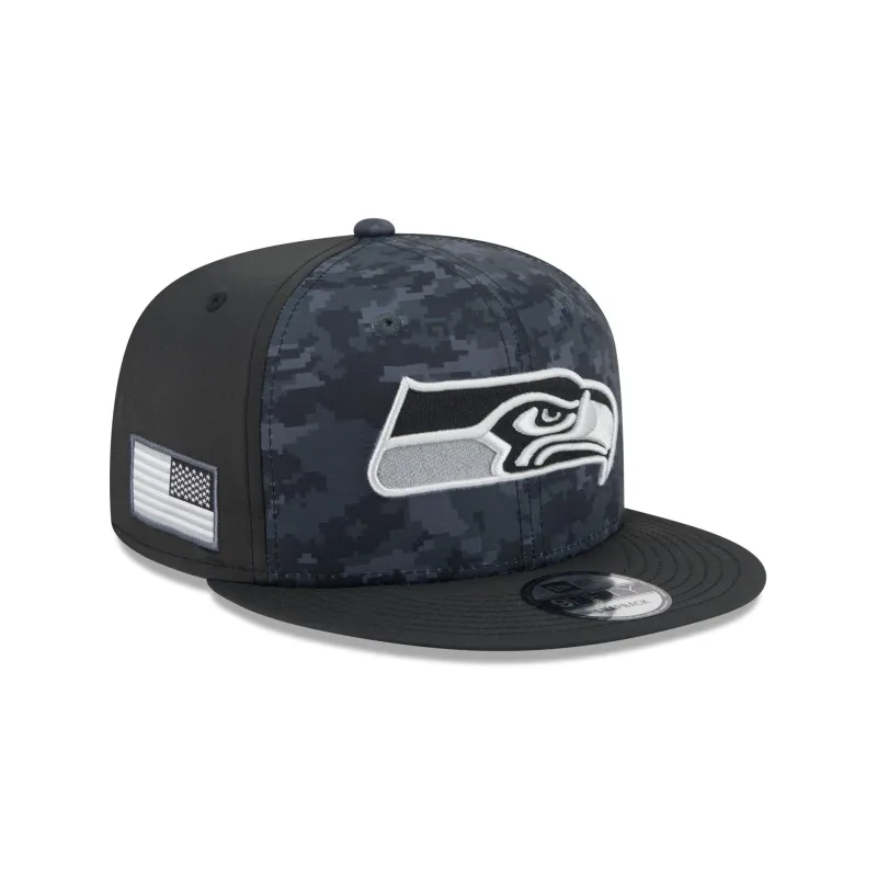 Seattle Seahawks 2026 Salute to Service 9FIFTY Snapback Hat made by New Era