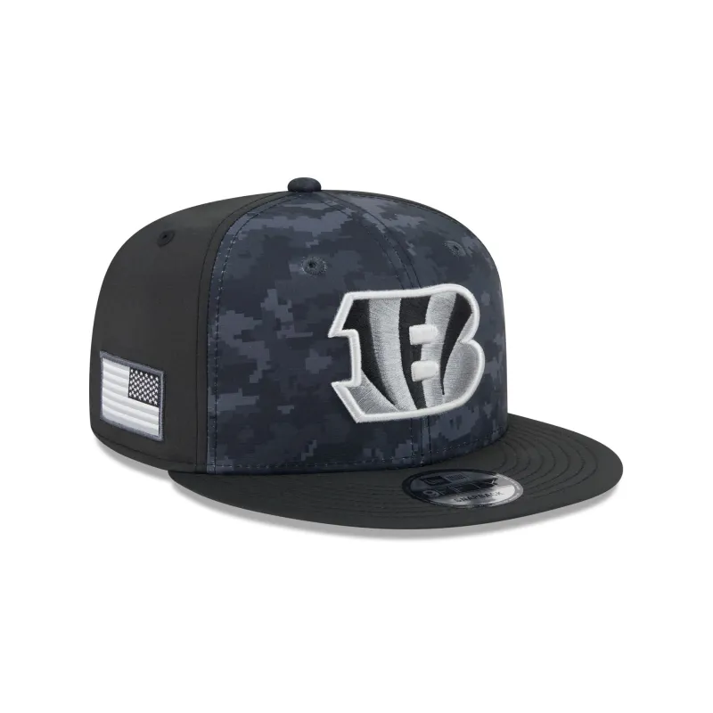 Cincinnati Bengals 2026 Salute to Service 9FIFTY Snapback Hat made by New Era