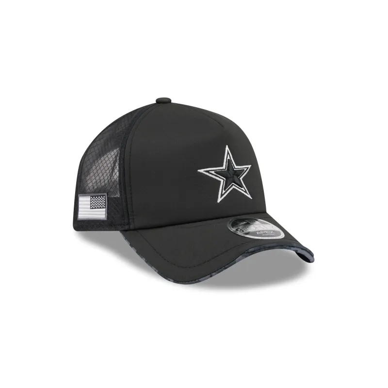 Dallas Cowboys 2026 Salute to Service 9FORTY APEX Snapback Hat made by New Era