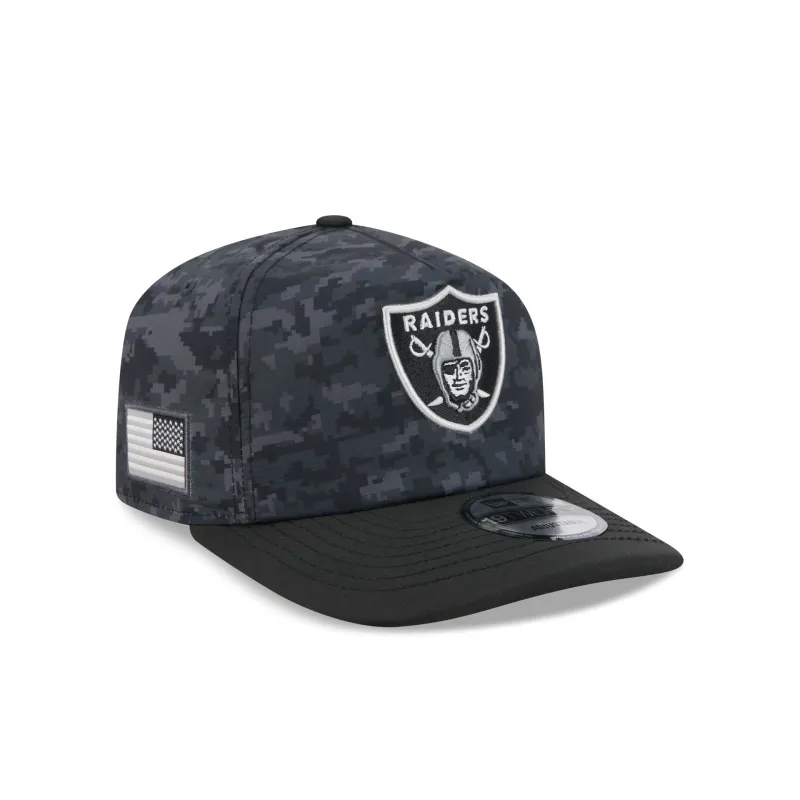 Las Vegas Raiders 2026 Salute to Service 19TWENTY Snapback Hat made by New Era