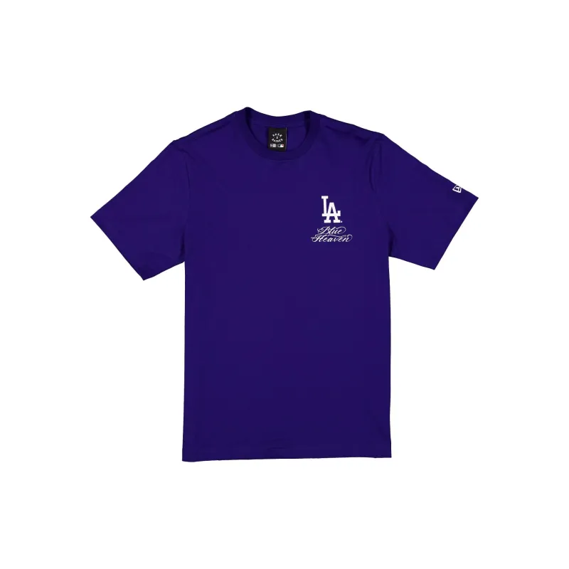 Born x Raised x Los Angeles Dodgers Dark Royal Script T-Shirt made by New Era