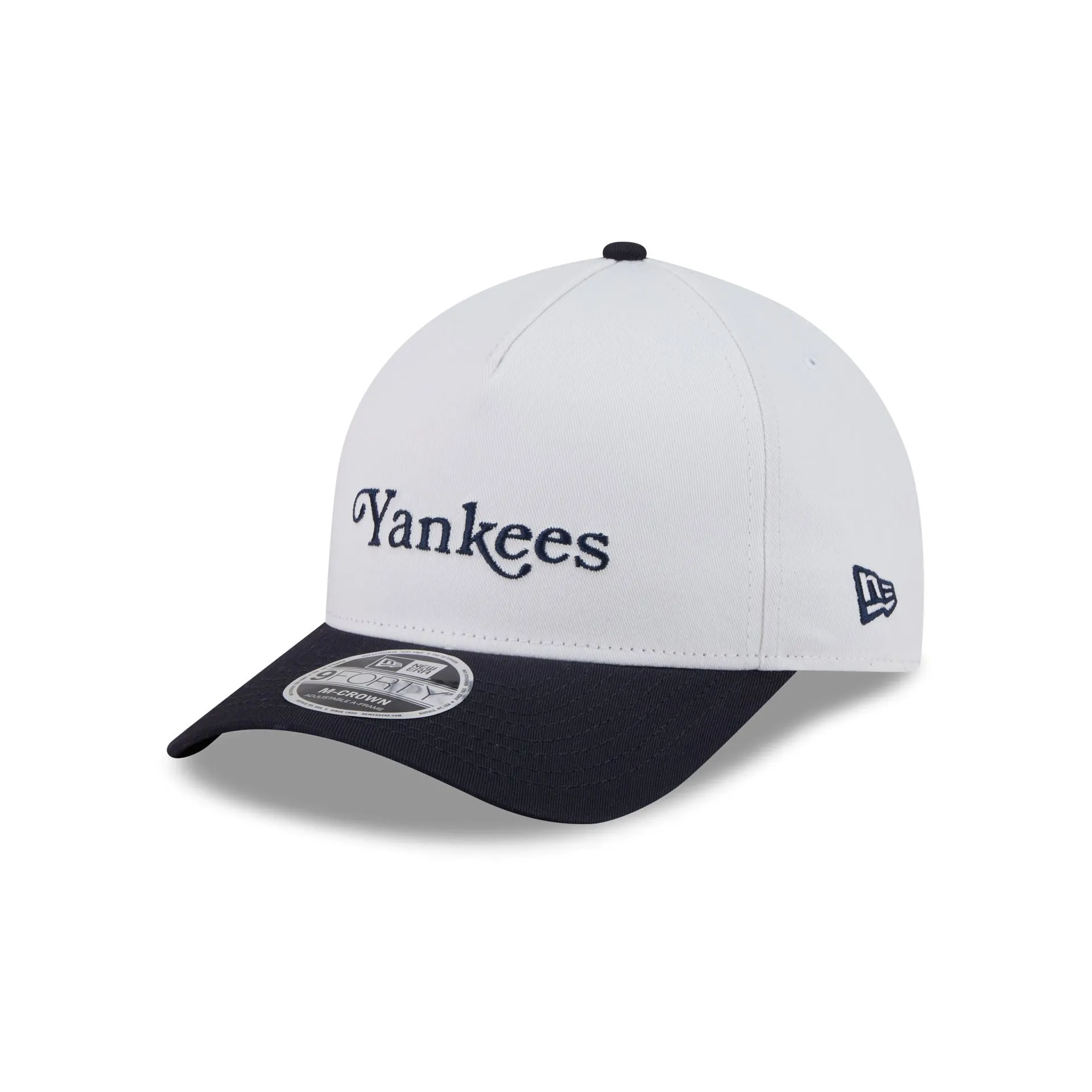 New York or Nowhere x New York Yankees Optic White Two Tone 9FORTY M-Crown A-Frame Snapback Hat sold by New Era product image thumbnail 3