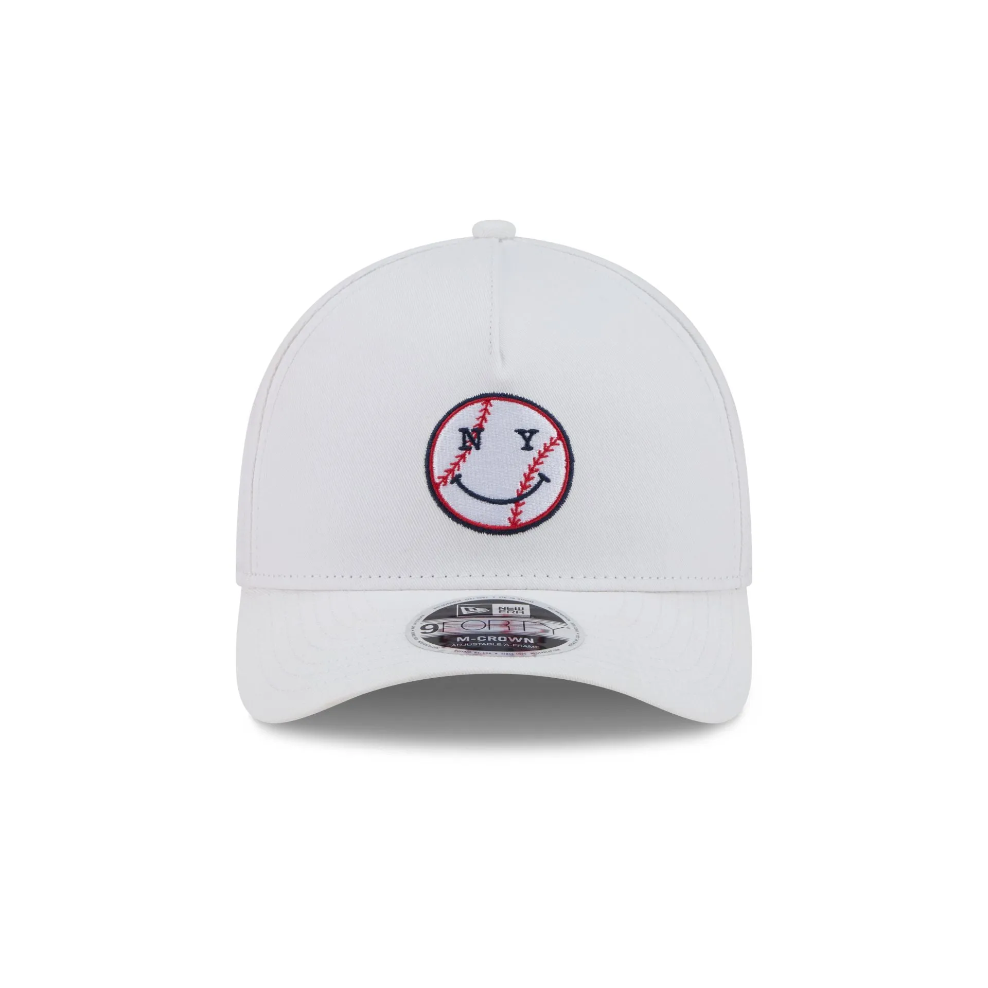 New York or Nowhere x New York Yankees Optic White Baseball 9FORTY M-Crown A-Frame Snapback Hat sold by New Era product image thumbnail 2