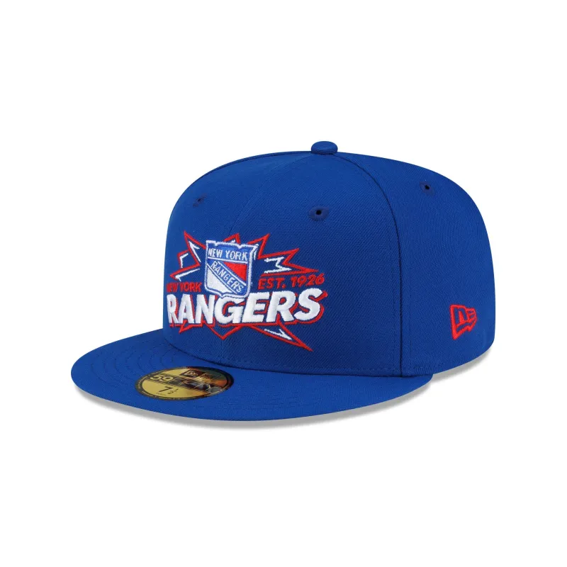 New York Rangers Top Shelf 59FIFTY Fitted Hat made by New Era