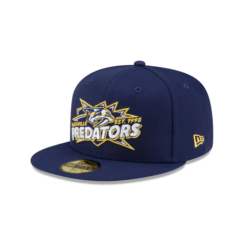 Nashville Predators Top Shelf 59FIFTY Fitted Hat made by New Era