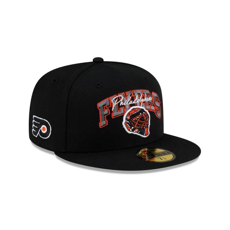 Philadelphia Flyers Arch Mask 59FIFTY Fitted Hat made by New Era