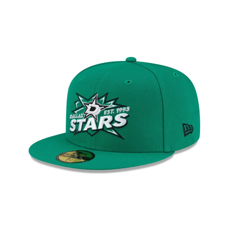 Dallas Stars Top Shelf 59FIFTY Fitted Hat made by New Era