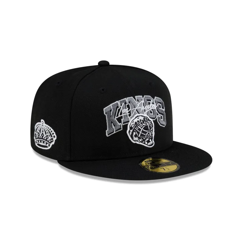 Los Angeles Kings Arch Mask 59FIFTY Fitted Hat made by New Era