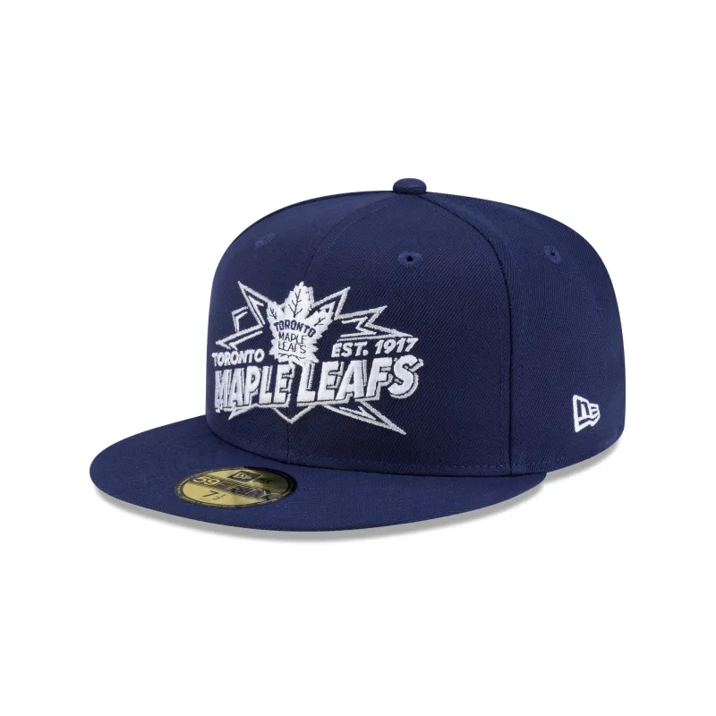 Toronto Maple Leafs Top Shelf 59FIFTY Fitted Hat made by New Era
