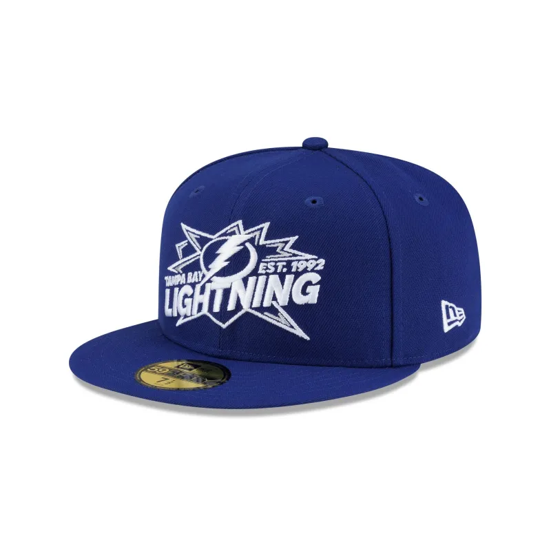 Tampa Bay Lightning Top Shelf 59FIFTY Fitted Hat made by New Era