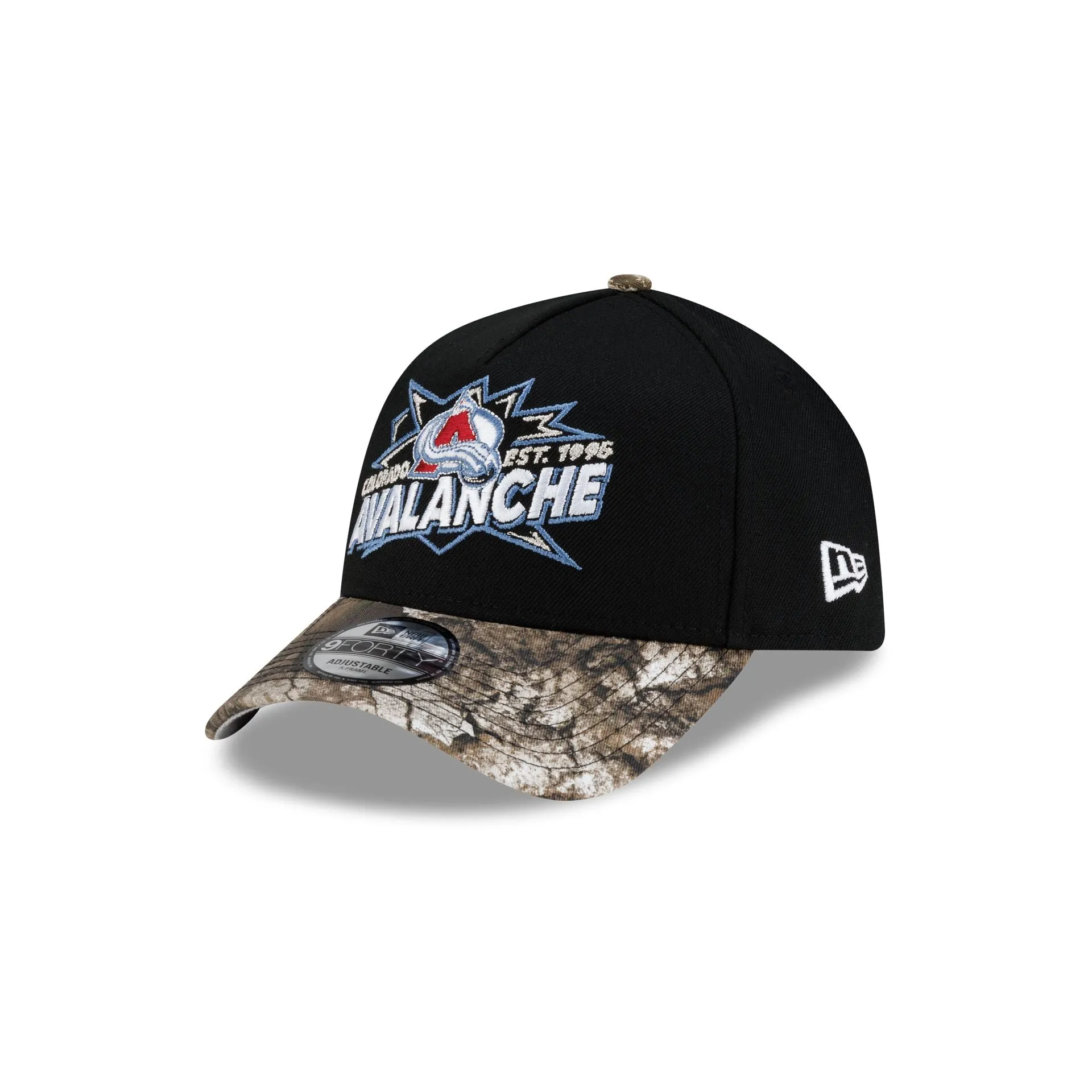 Colorado Avalanche Top Shelf Black Camo 9FORTY A-Frame Snapback Hat sold by New Era product image thumbnail 3
