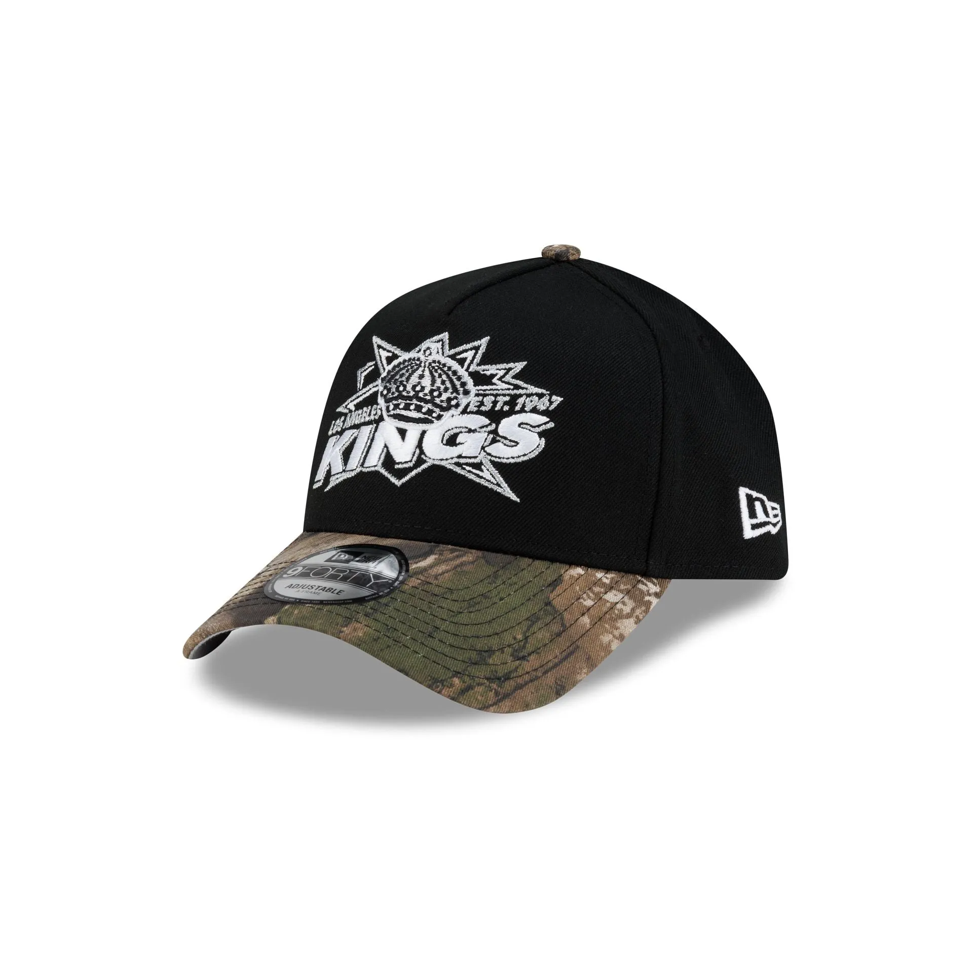 Los Angeles Kings Top Shelf Black Camo 9FORTY A-Frame Snapback Hat sold by New Era product image thumbnail 3