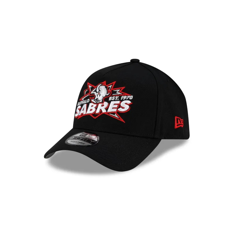 Buffalo Sabres Top Shelf Alt 9FORTY A-Frame Snapback Hat made by New Era