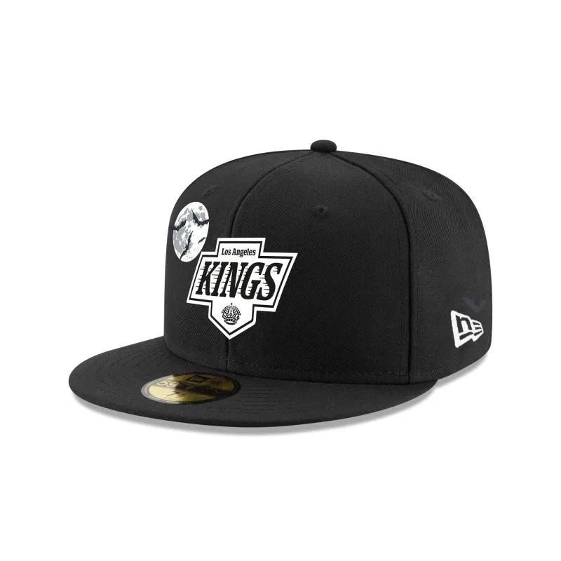 Los Angeles Kings Glow-in-the-Dark Bats 59FIFTY Fitted Hat made by New Era