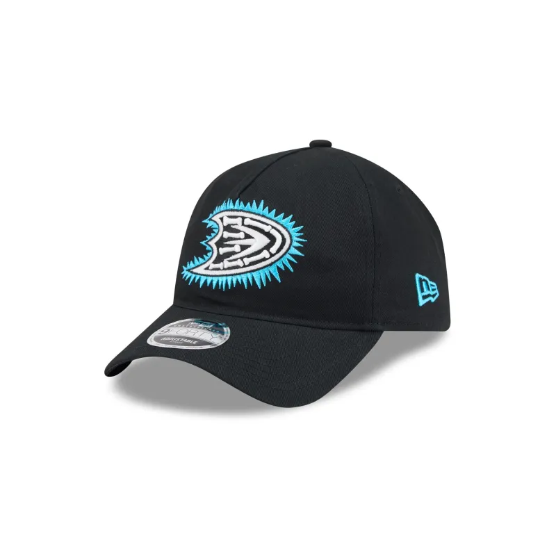 Anaheim Ducks Electric Shock 9FORTY A-Frame Unstructured Snapback Hat made by New Era