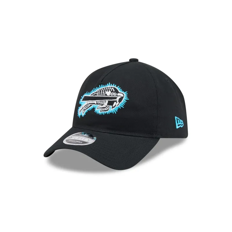 Buffalo Bills Electric Shock 9FORTY A-Frame Unstructured Snapback Hat made by New Era