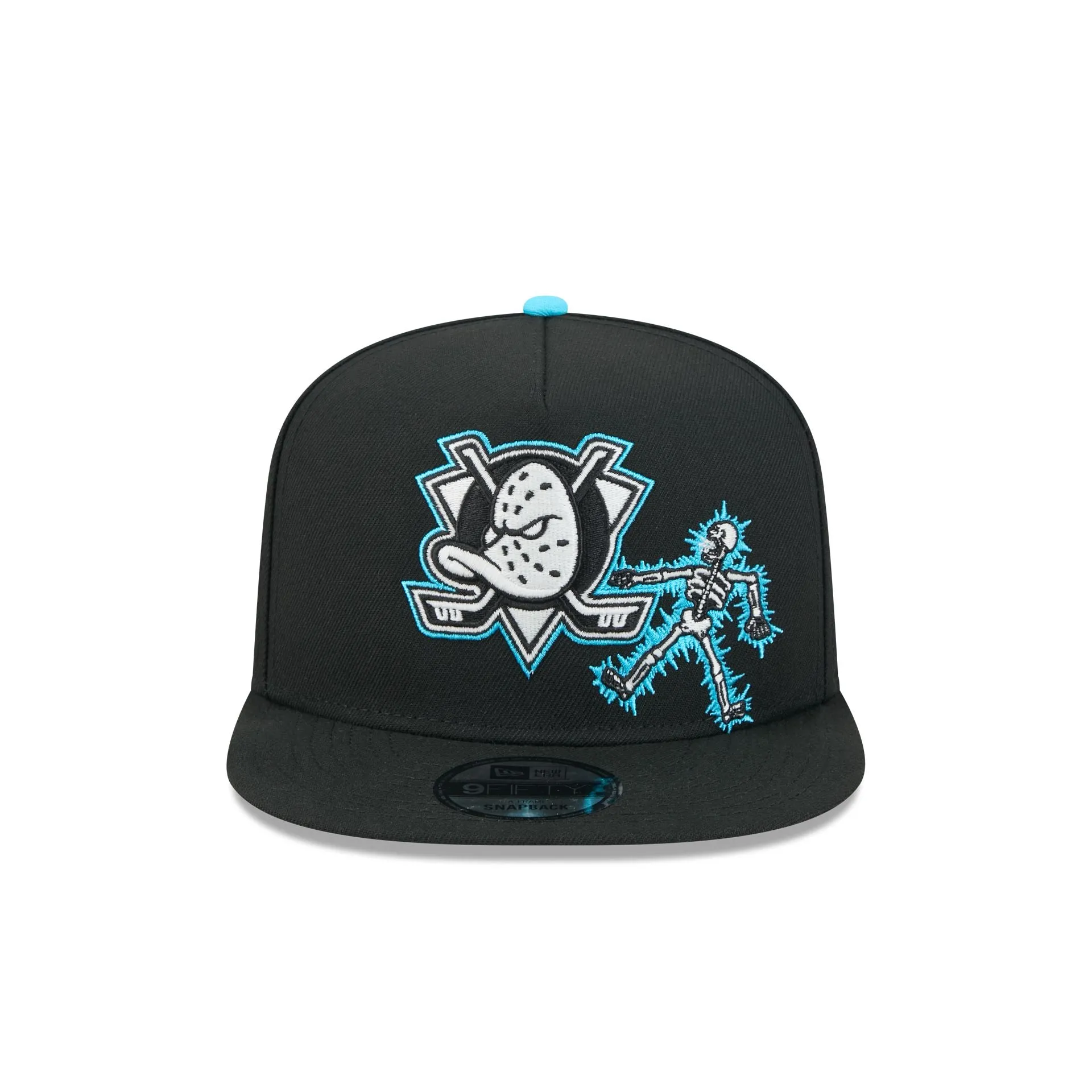 Anaheim Ducks Electric Shock Skeleton 9FIFTY A-Frame Snapback Hat sold by New Era product image thumbnail 2