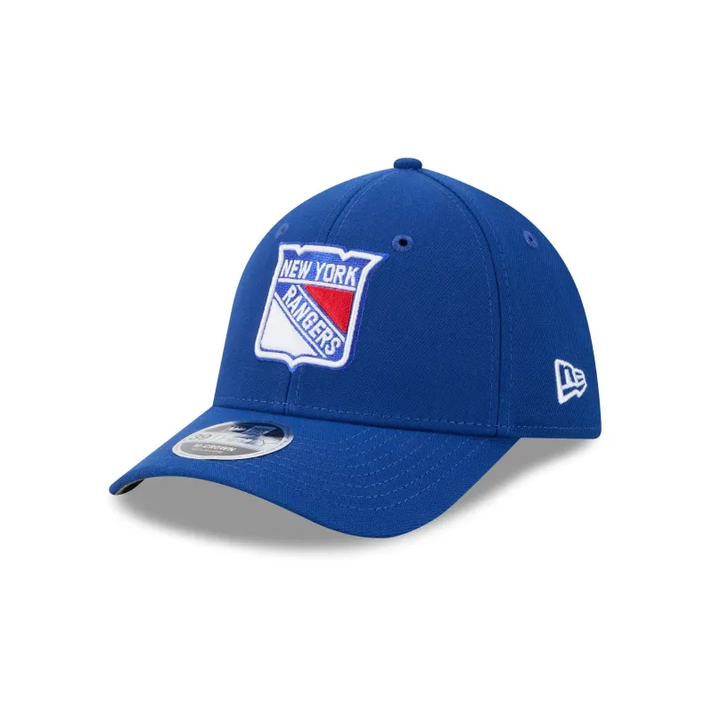 New York Rangers Team 39THIRTY M-Crown Stretch Fit Hat made by New Era