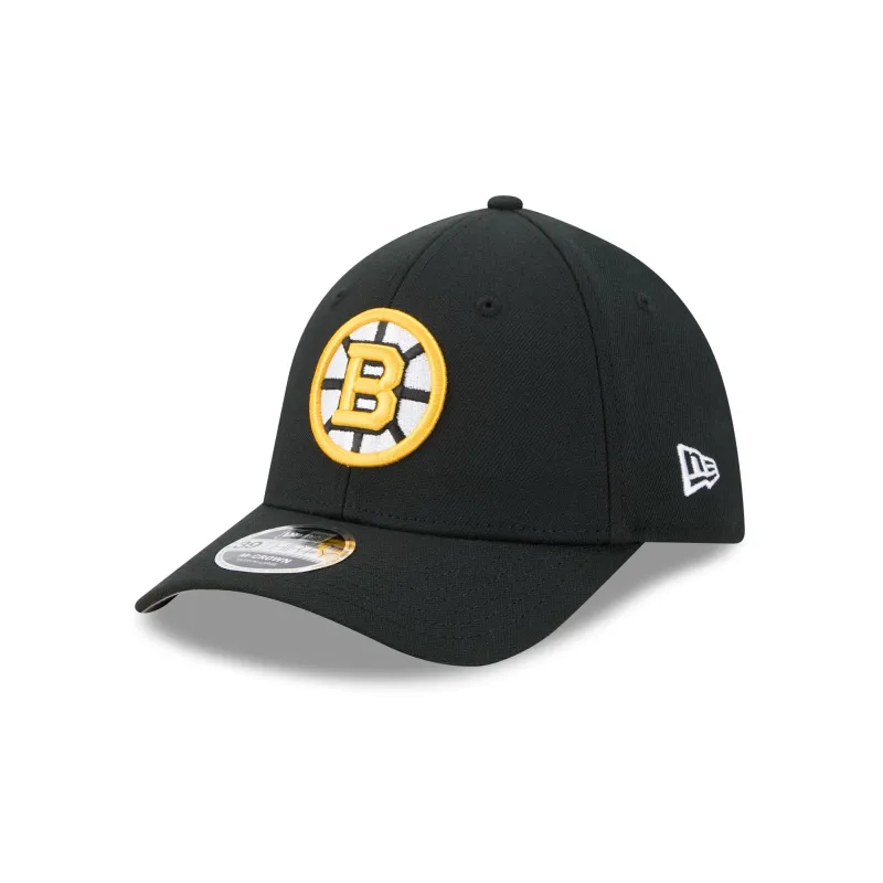 Boston Bruins Team 39THIRTY M-Crown Stretch Fit Hat made by New Era