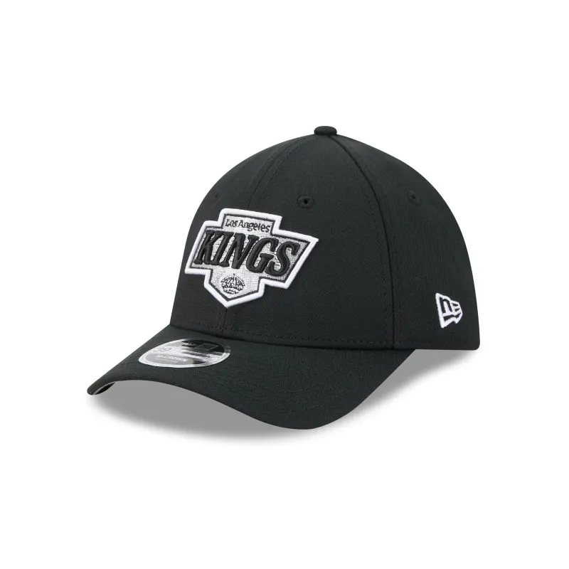 Los Angeles Kings Team 39THIRTY M-Crown Stretch Fit Hat made by New Era