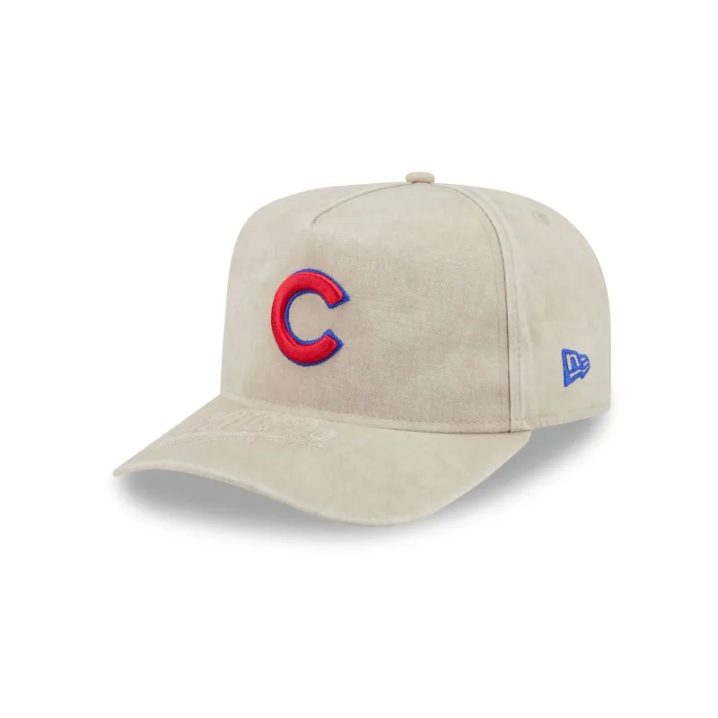 Chicago Cubs Brushed Cotton Stone 9FIFTY A-Frame Snapback Hat made by New Era