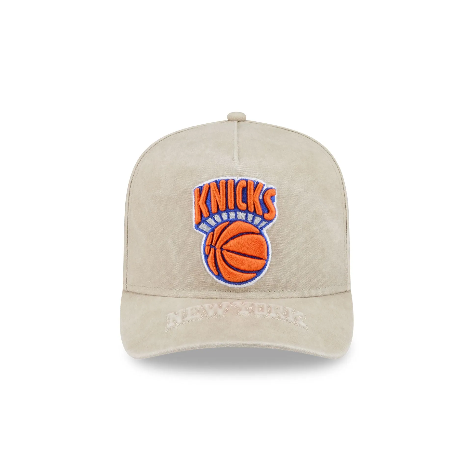 New York Knicks Brushed Cotton Stone 9FIFTY A-Frame Snapback Hat sold by New Era product image thumbnail 2