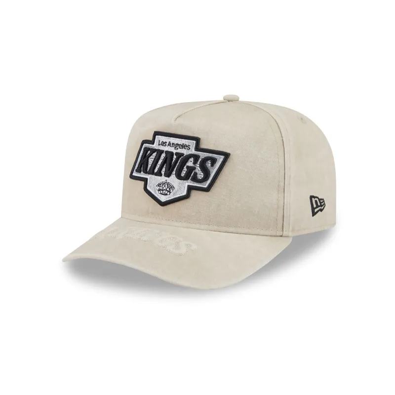 Los Angeles Kings Brushed Cotton Stone 9FIFTY A-Frame Snapback Hat made by New Era