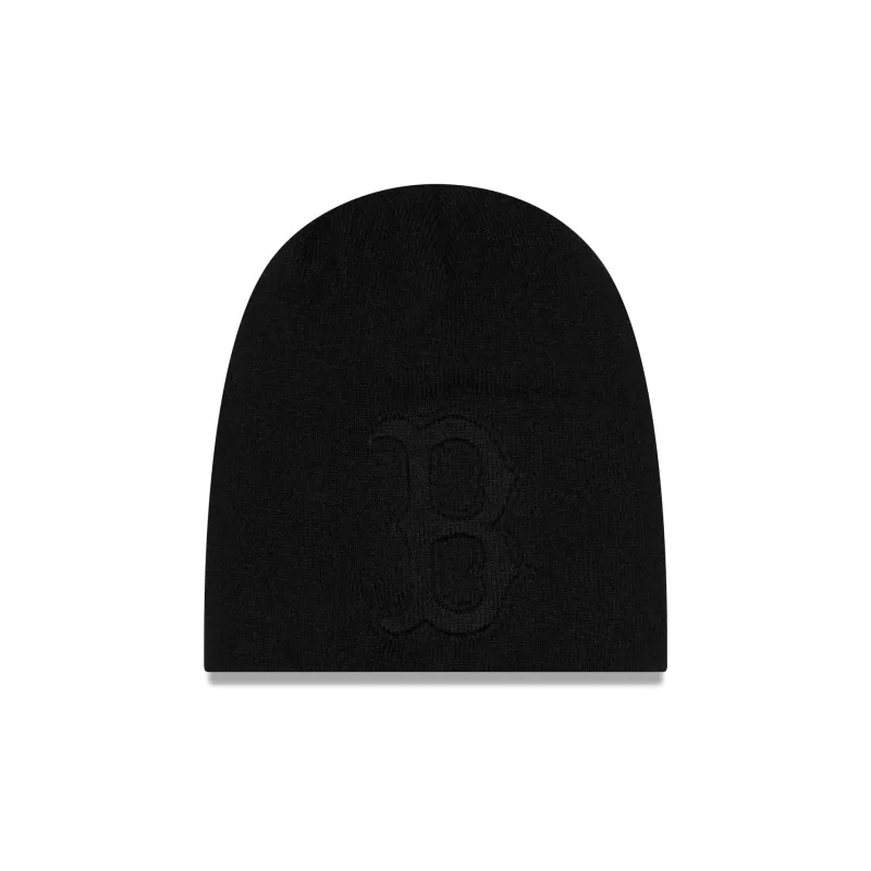 Boston Red Sox Tonal Cuffless Knit Beanie Hat made by New Era