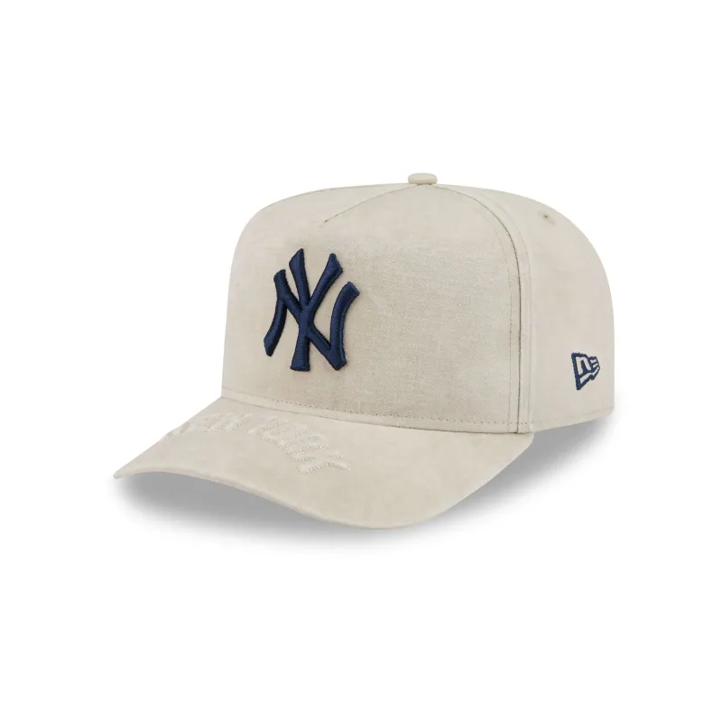 New York Yankees Brushed Cotton Stone 9FIFTY A-Frame Snapback Hat made by New Era