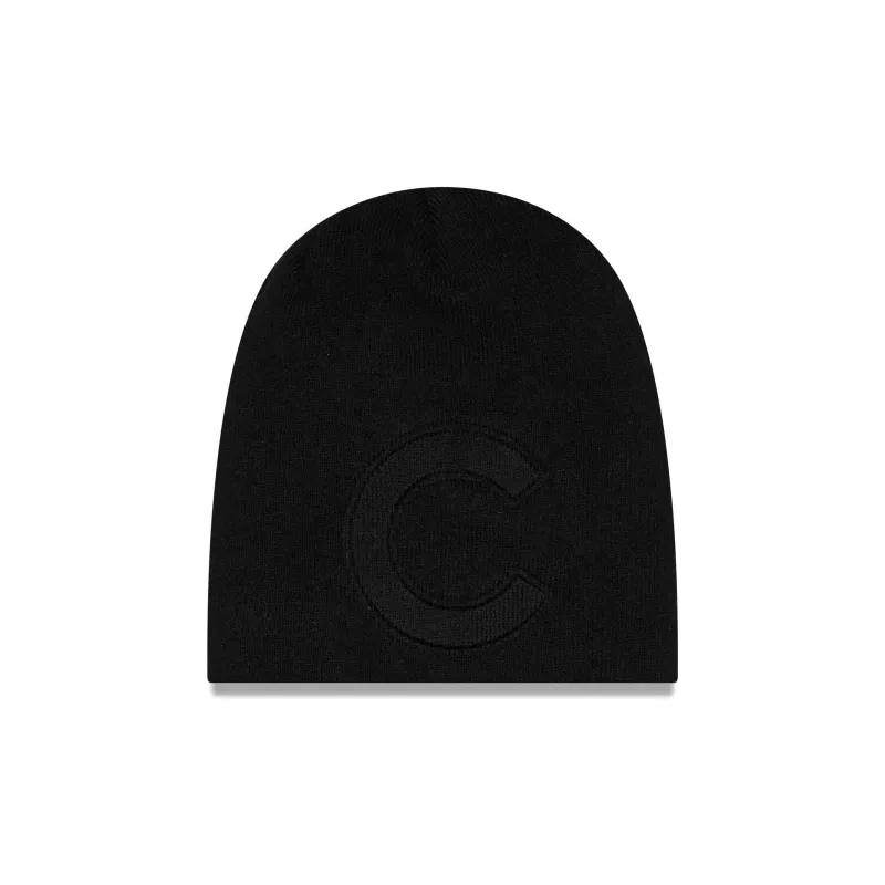 Chicago Cubs Tonal Cuffless Knit Beanie Hat made by New Era
