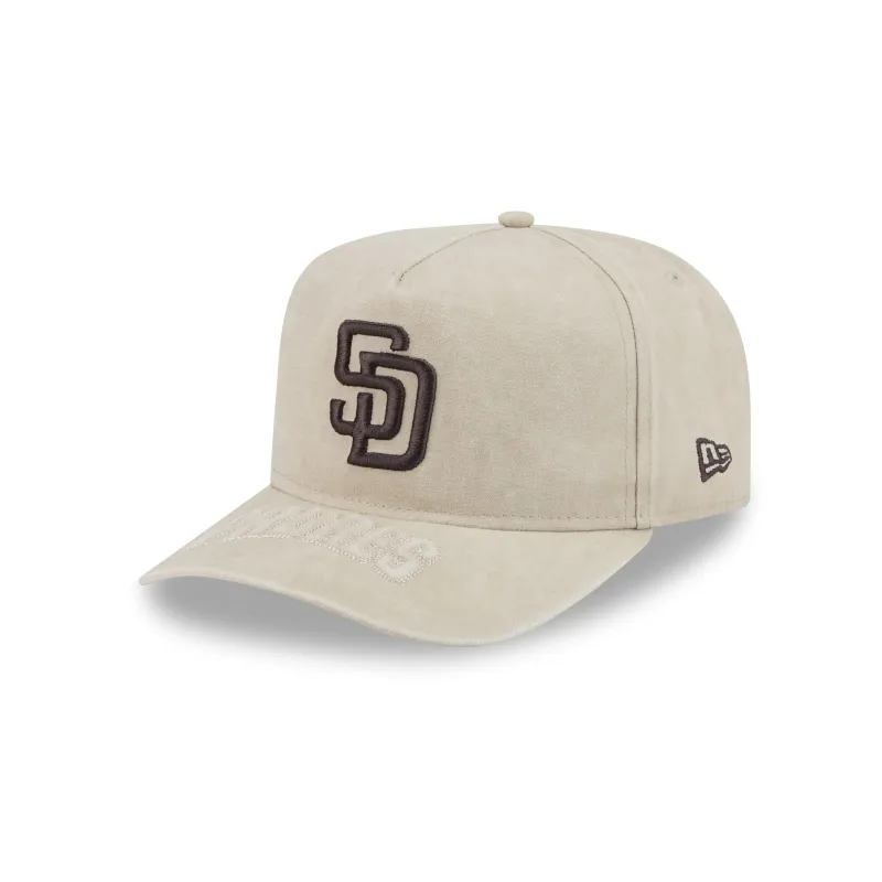 San Diego Padres Brushed Cotton Stone 9FIFTY A-Frame Snapback Hat made by New Era