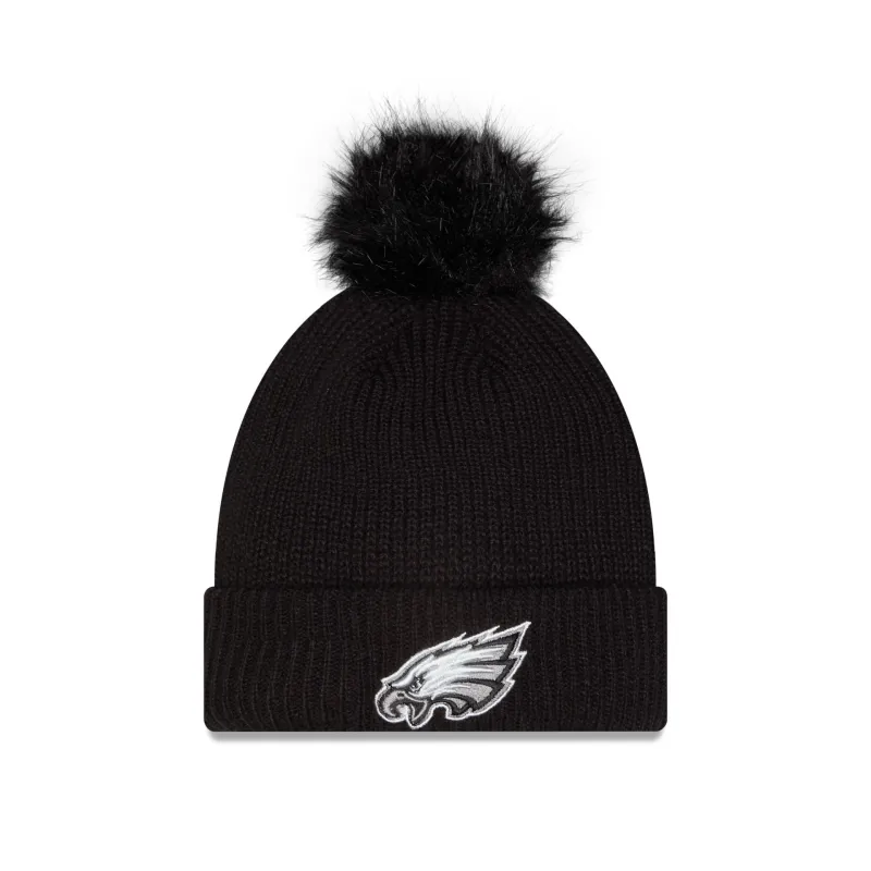 Philadelphia Eagles 2026 Salute to Service Women's Pom Knit Hat made by New Era