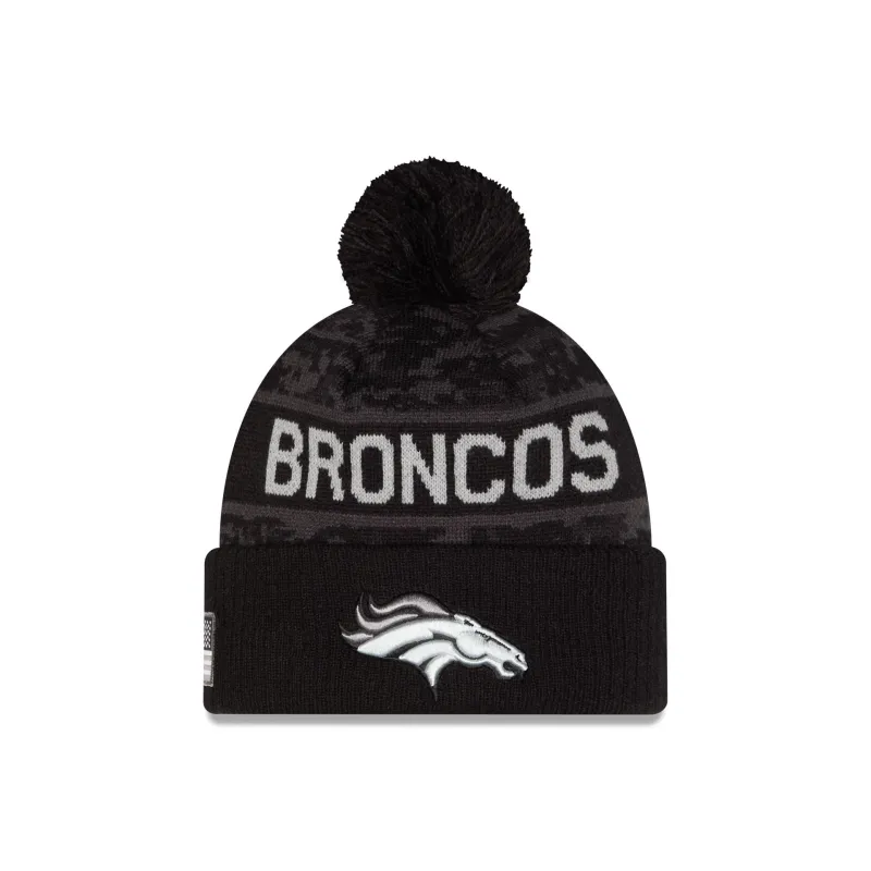 Denver Broncos 2026 Salute to Service Pom Knit Hat made by New Era