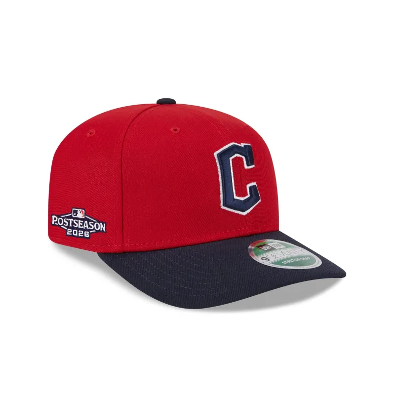 Cleveland Guardians 2026 Postseason Side Patch 9SEVENTY Stretch-Snap Hat made by New Era