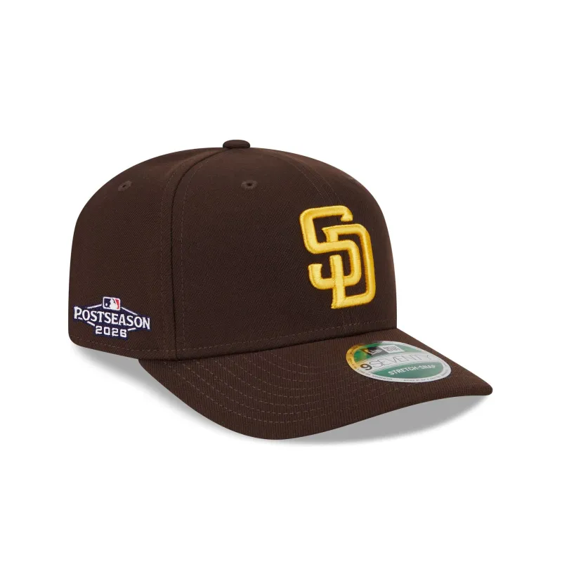 San Diego Padres 2026 Postseason Side Patch 9SEVENTY Stretch-Snap Hat made by New Era