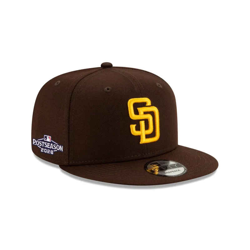 San Diego Padres 2026 Postseason Side Patch 9FIFTY Snapback Hat made by New Era