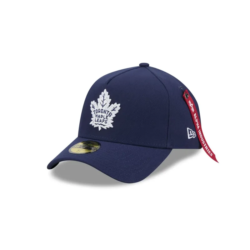 Alpha Industries x Toronto Maple Leafs 59FORTY A-Frame Fitted Hat made by New Era