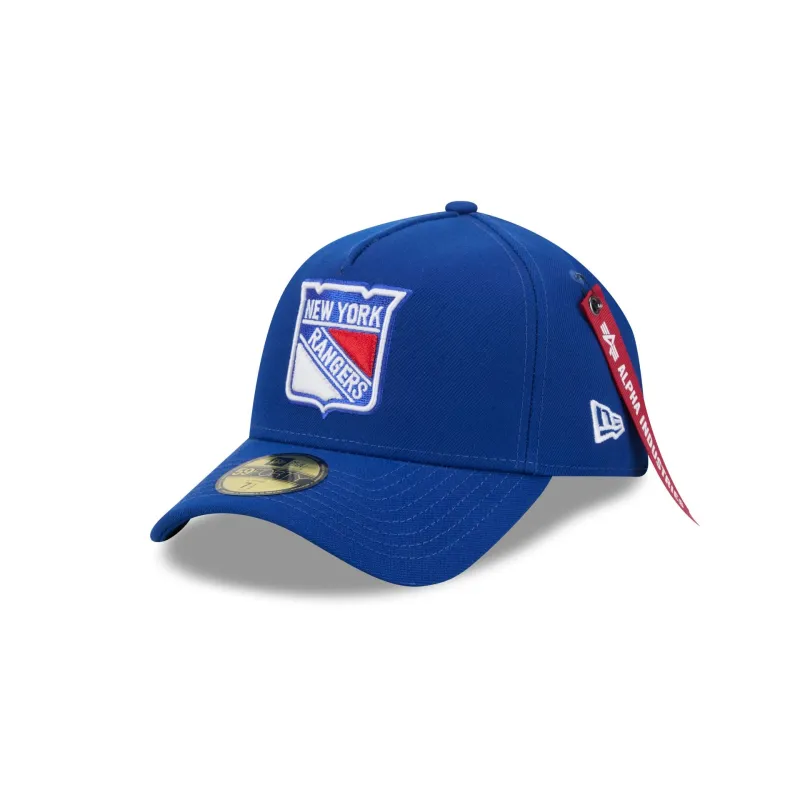 Alpha Industries x New York Rangers 59FORTY A-Frame Fitted Hat made by New Era