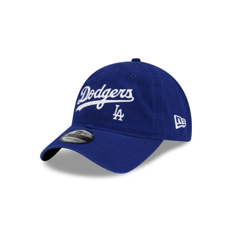 Los Angeles Dodgers Stack Script 9TWENTY Adjustable Hat made by New Era