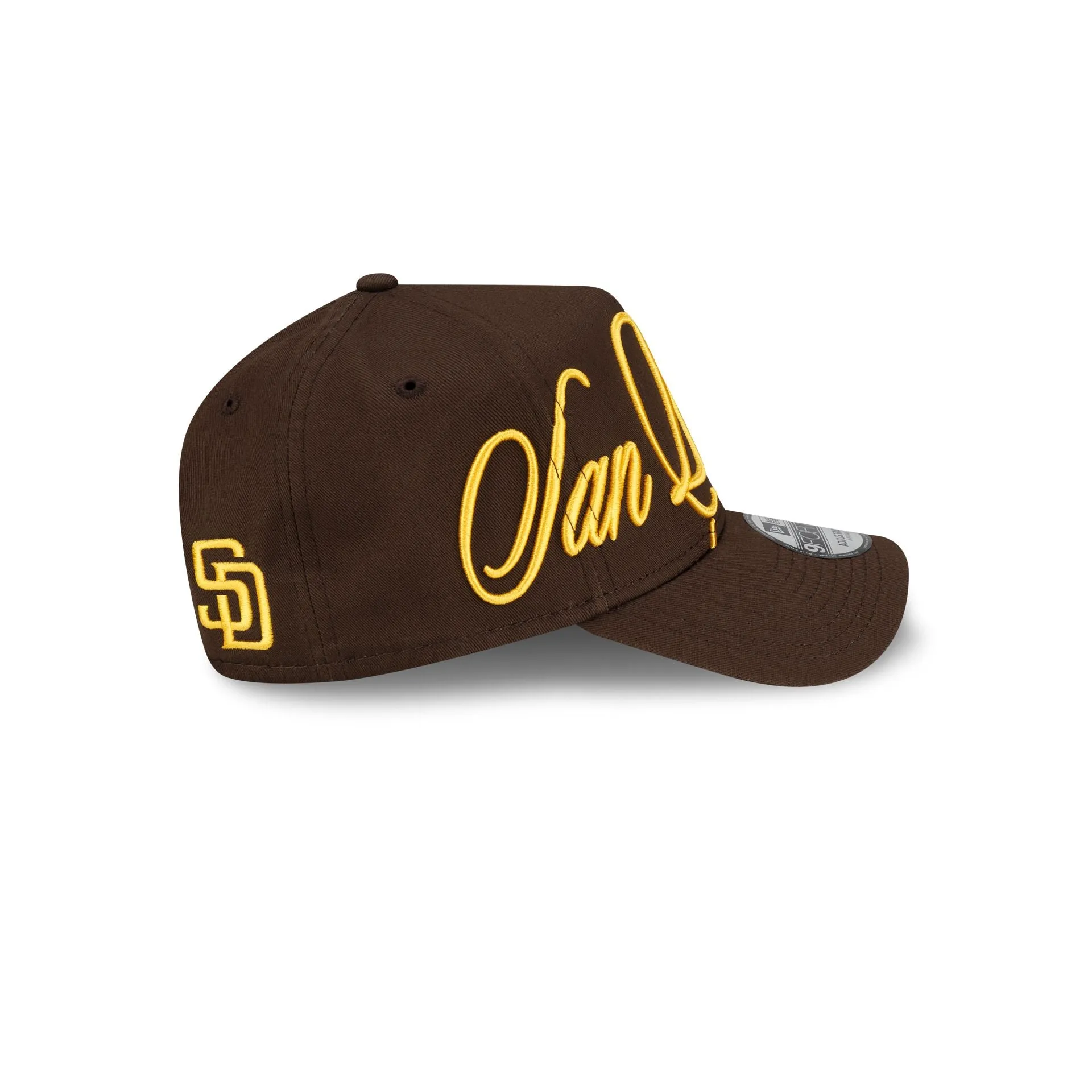 San Diego Padres Calligraphic 9FORTY A-Frame Snapback Hat sold by New Era product image thumbnail 5