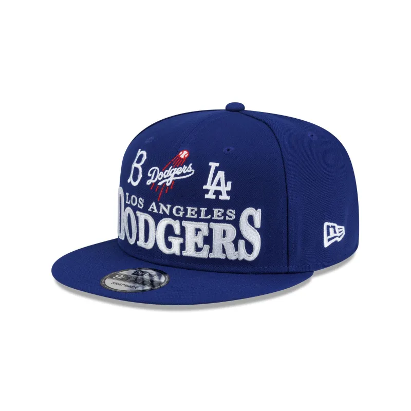 Los Angeles Dodgers Throwback 9FIFTY Snapback Hat made by New Era