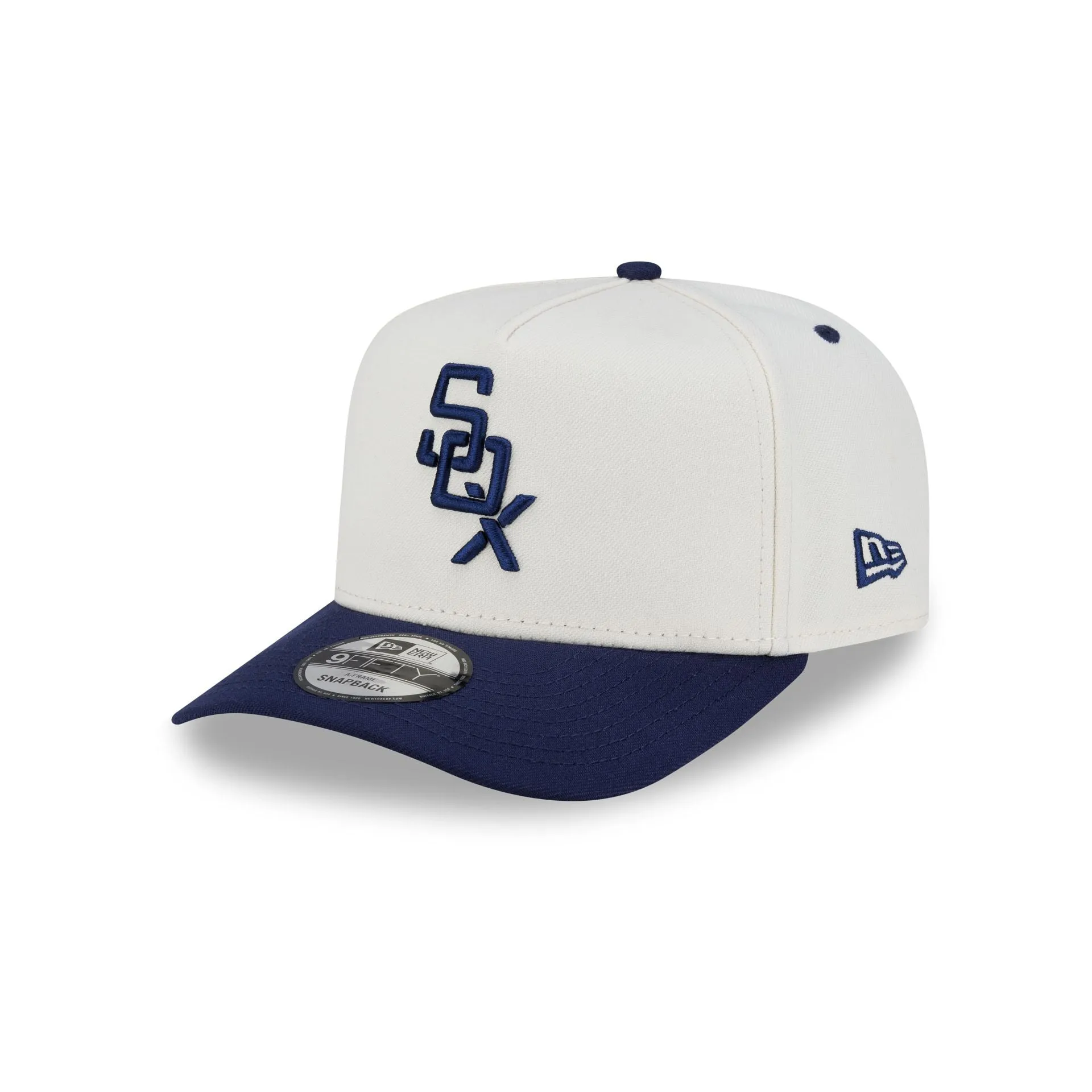 Chicago White Sox Two Tone Cooperstown 9FIFTY A-Frame Snapback Hat sold by New Era