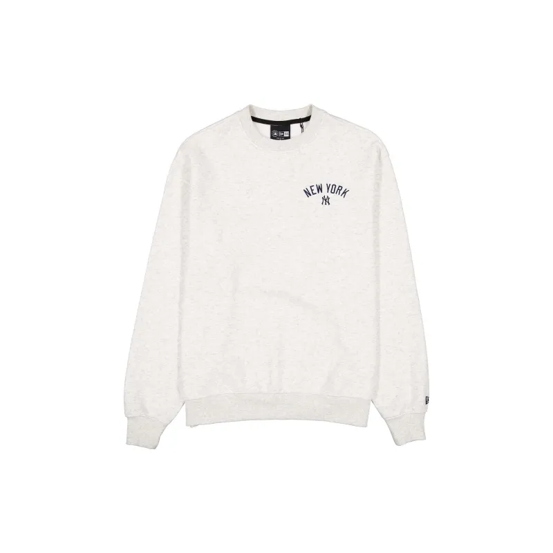 New York Yankees Mini Script Gray Crewneck made by New Era