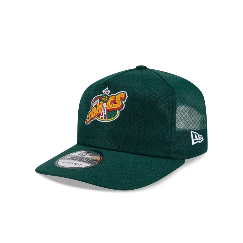 Seattle SuperSonics Mesh 19TWENTY Trucker Hat made by New Era