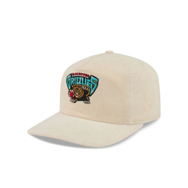 Vancouver Grizzlies Chrome Corduroy 19TWENTY Adjustable Hat made by New Era